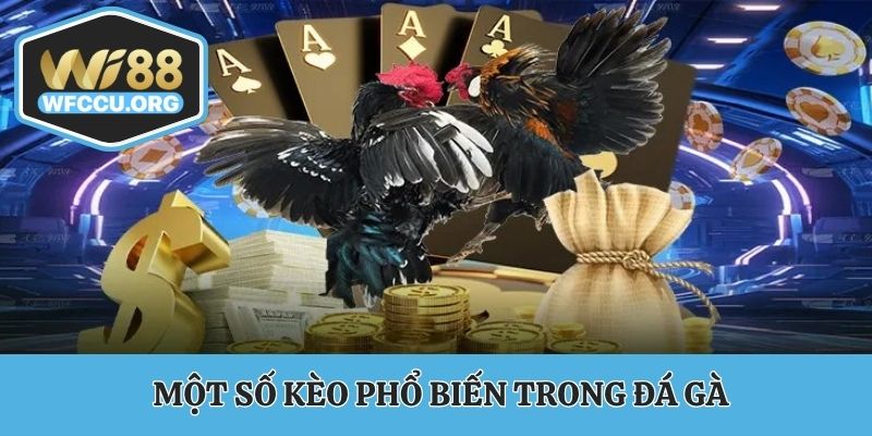 Một số loại kèo phổ biến trong đá gà